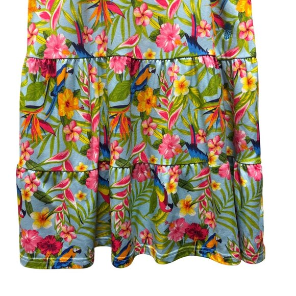Tommy Bahama Girls Tropical Print Tiered Sundress Size 6 - Picture 4 of 7